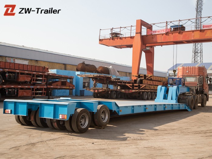 Multi Axle Front Loading Lowbed Trailer