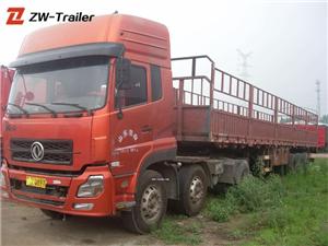 Used Semi Livestock Cargo Truck Trailer