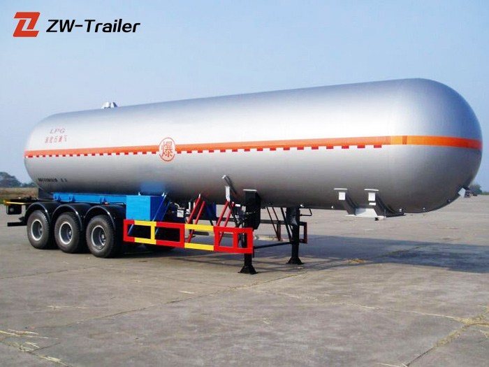 Trailer Truk Tanker Transfer Bensin LPG