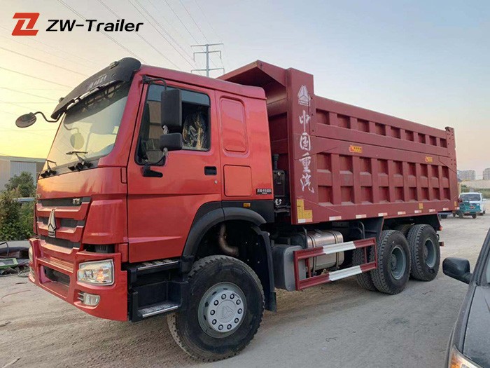 Sinotruk Digunakan Truk Dump 371hp 375hp