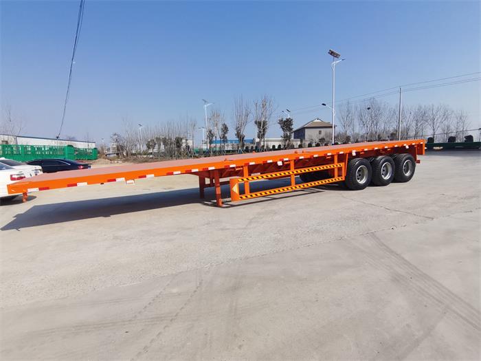 40 Ton Flatbed Semi Trailer will be export to Tanzania for sale