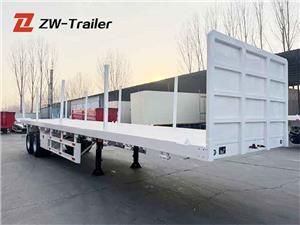 2 Axle Flatbed Semi Trailers in Oman