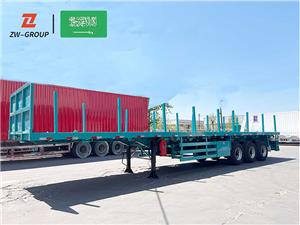 3 Axle Flatbed Semi-Trailer for sale Saudi Arabia