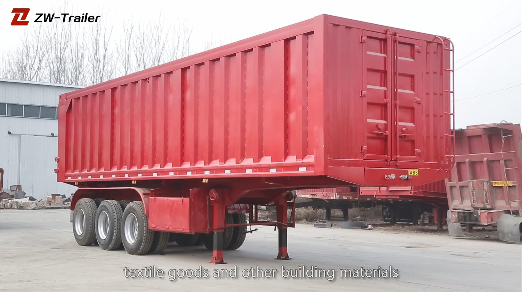China enclosed box trailer