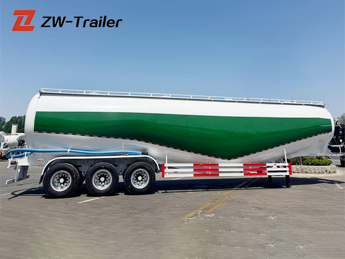 3 Axle Bulk Cement Semi Trailer