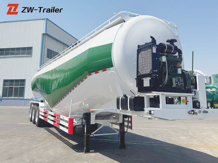 3 Axle Bulk Cement Semi Trailer