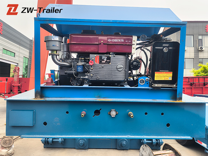 Removable Gooseneck lowboy semi trailer