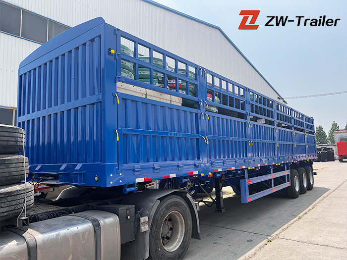 3 Axle Fence Cargo Trailer