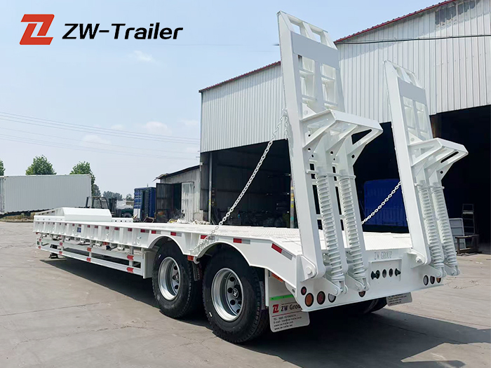 ZW lowboy truck trailer