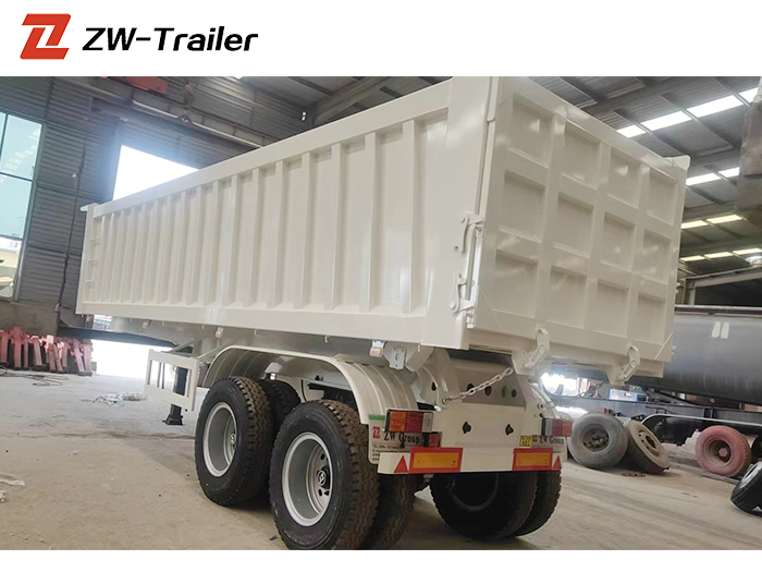 2 Axle Tipper Semi Trailer