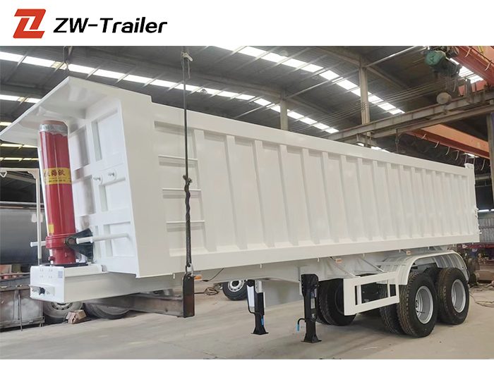 2 Axle Tipper Semi Trailer