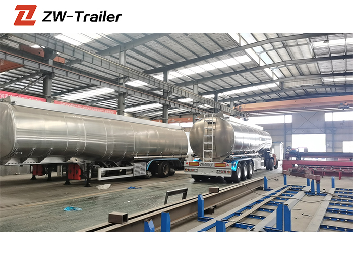 Fuel Transport Aluminum Tanker Trailer
