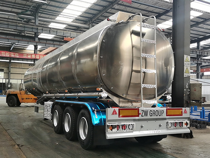 Fuel Transport Aluminum Tanker Trailer