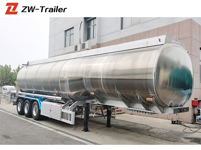 Fuel Transport Aluminum Tanker Trailer