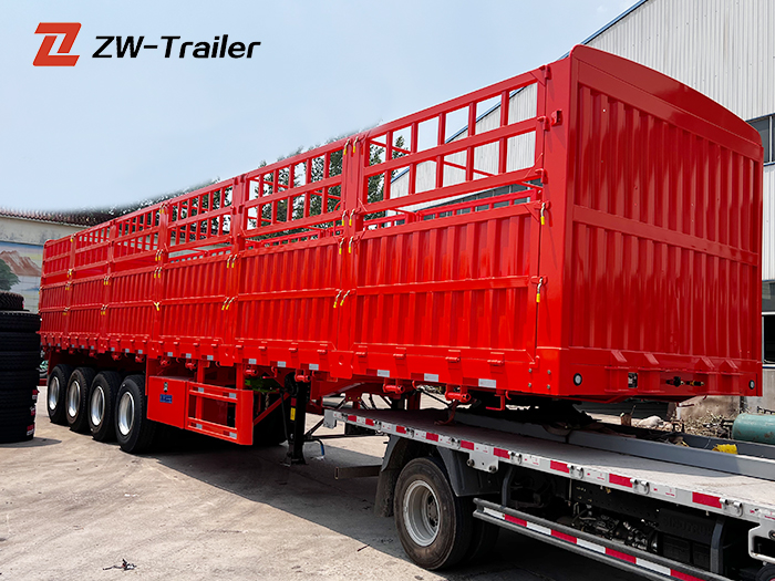 Bulk Cargo Transport Fence Semi Trailer