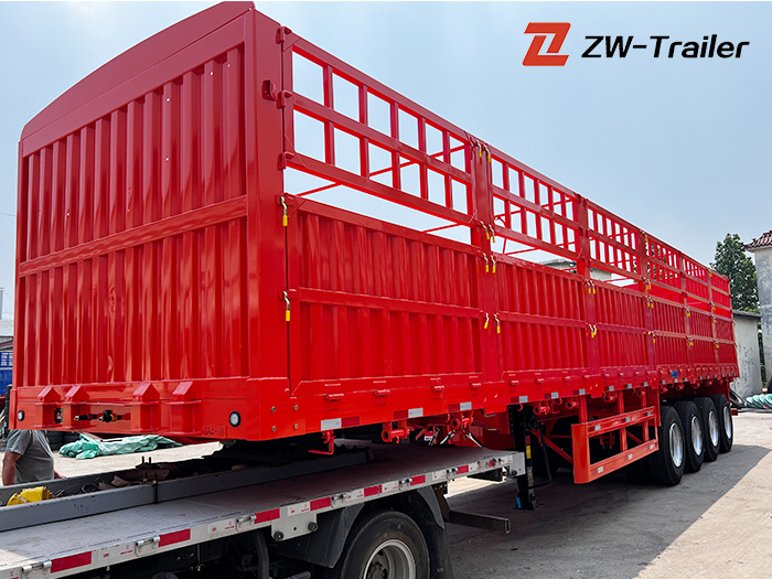 Bulk Cargo Transport Fence Semi Trailer