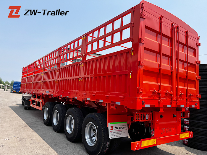 Bulk Cargo Transport Fence Semi Trailer