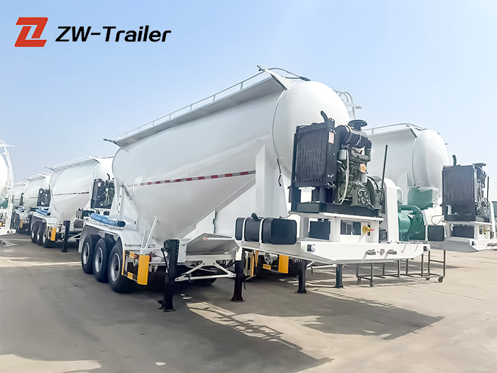 Dry Bulk Cement Tanker Semi Trailer Be transported to Riyadh Saudi Arabia