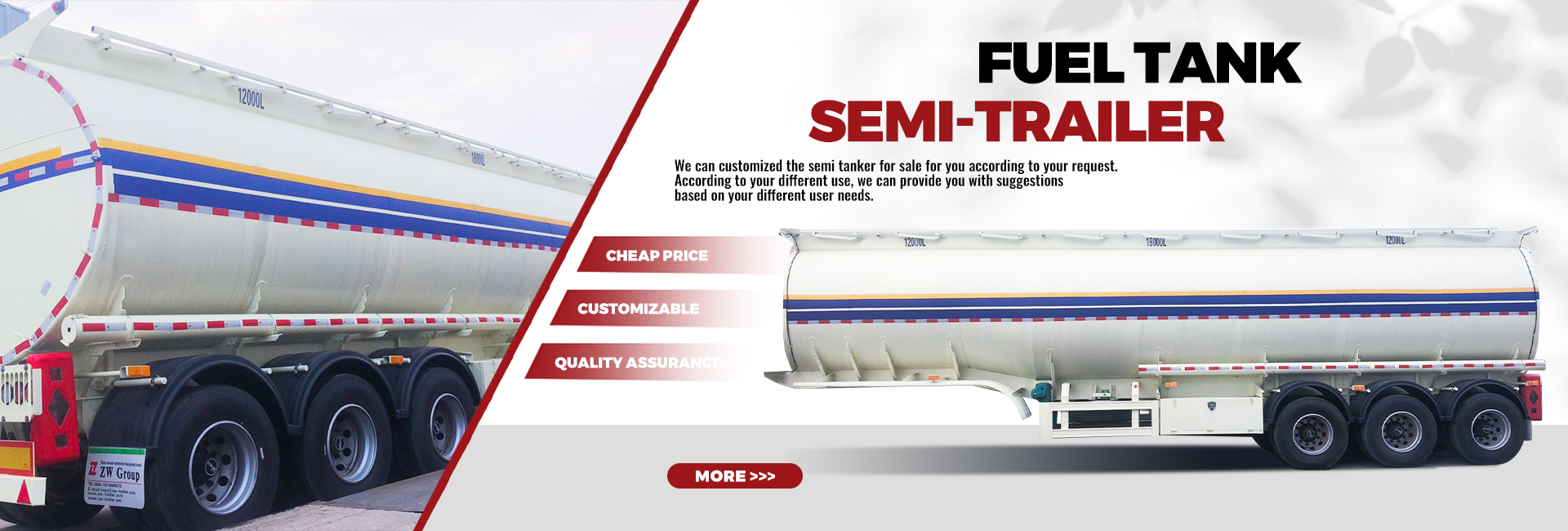 Stainless Steel Tanker Trailer