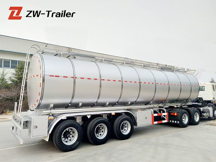 Aluminum Tanker Semi Trailer