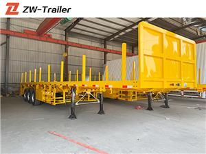 Flatbed Truck Trailer will be export Jeddah Port, Saudi Arabia