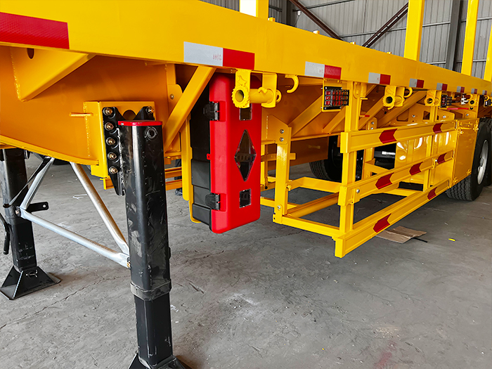 3 Axle Flatbed Semi Trailer