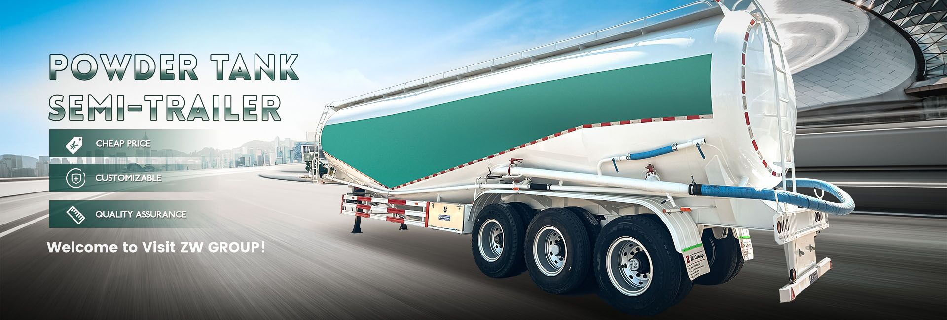bulk cement tank trailer