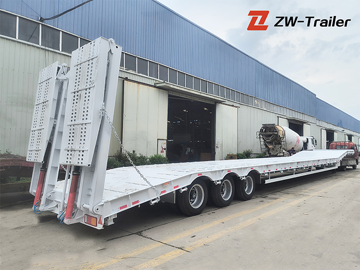 3 Axle Semi Low Bed Trailer