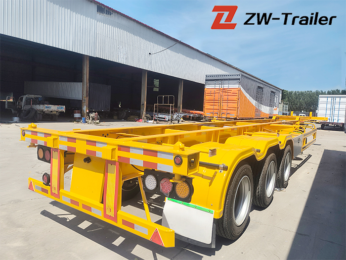 3 Axle Skeleton Semi Trailer