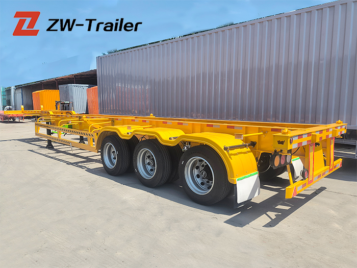 Container shipping Skeleton Trailer