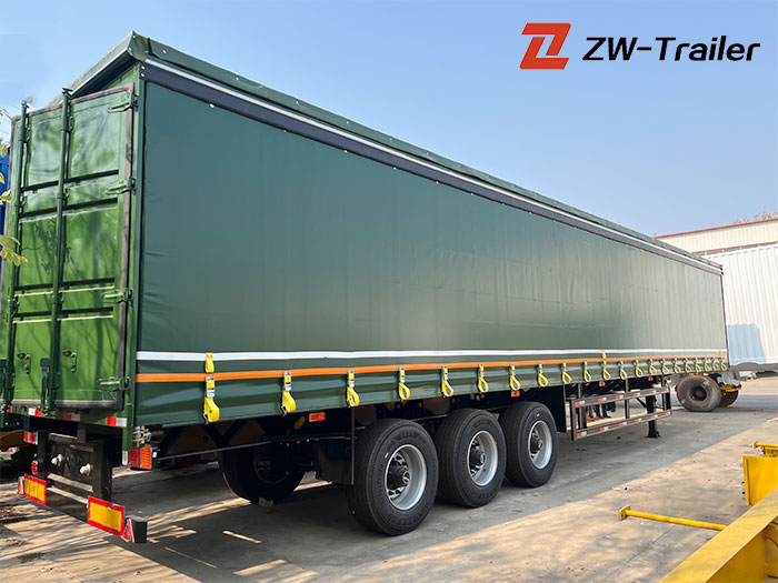 3 Axle Curtain Side Semi Trailer