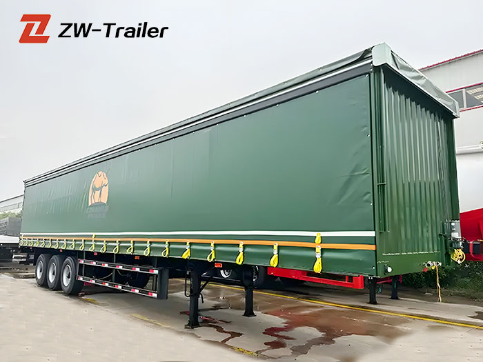 Curtain Side Semi Trailer Curtain Side Semi Trailer