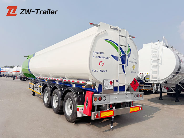 Aluminum Fuel Tanker Semi Trailer