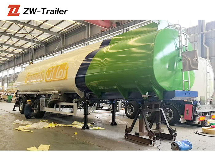3 axle fuel tanker trailer