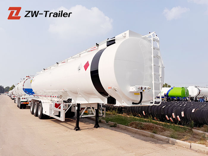 3 Axle Carbon Steel Tanker Semi-Trailer