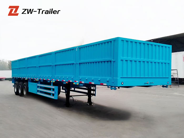 Tri Axle Drop Sidewall Semi Trailer
