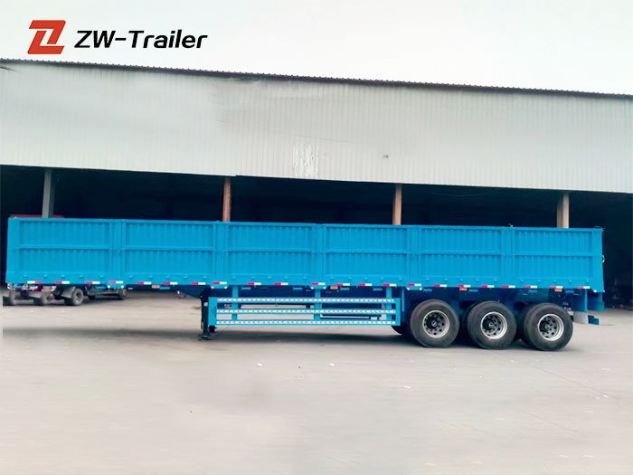 Tri Axle Drop Sidewall Semi Trailer