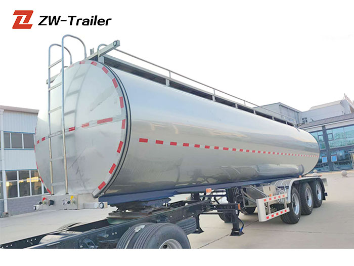 3 Axle Stainless Steel Milk Tanker Trailer
