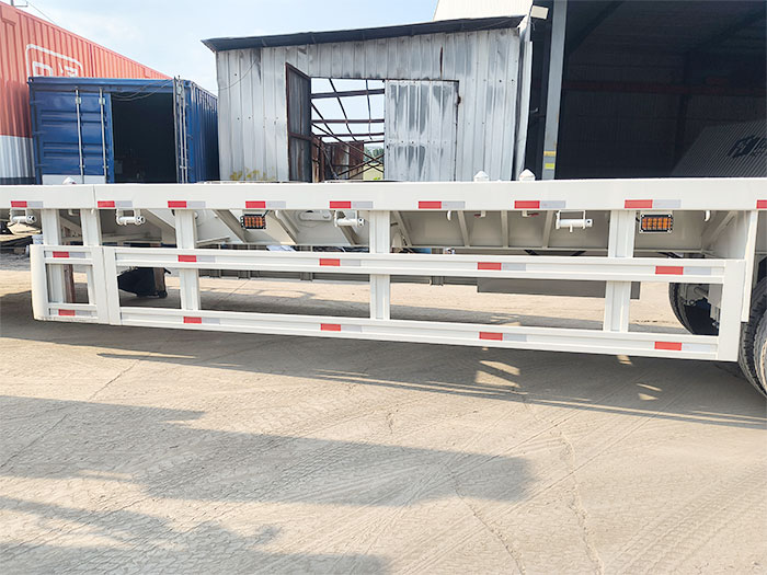 ZW Group 3 axle extendable flatbed semi trailer
