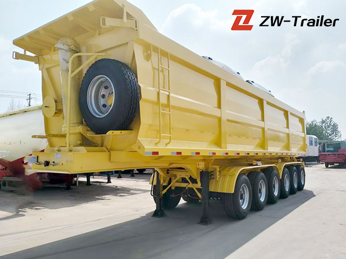 coal hauling dump trailer