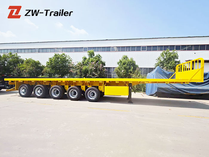 5 Axle Container Flatbed Trailer