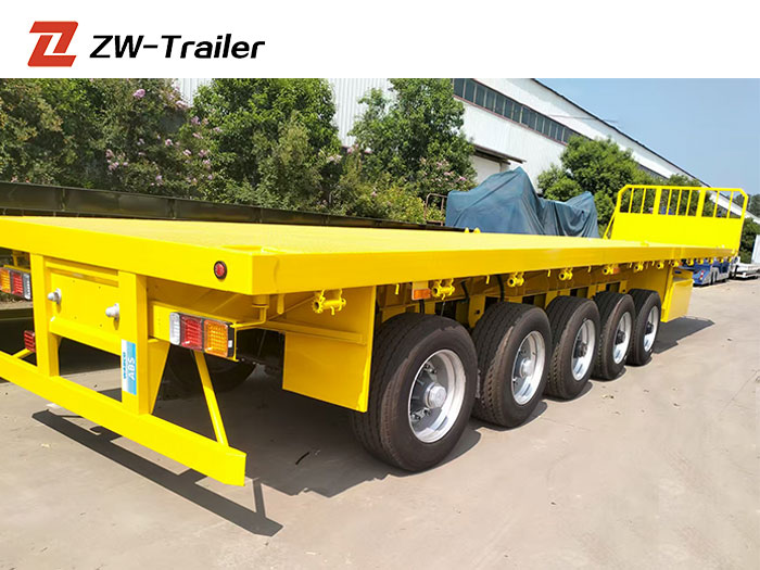 5 Axle Container Flatbed Trailer