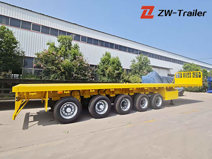 5 Axle Container Flatbed Trailer