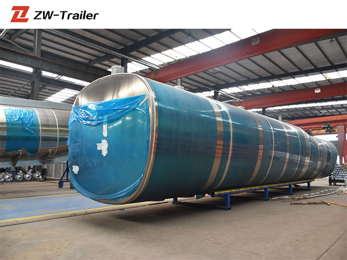 3 axle fuel tanker trailer