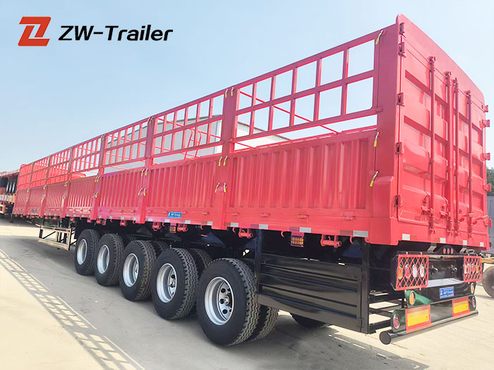 5 axle fence semi trailer