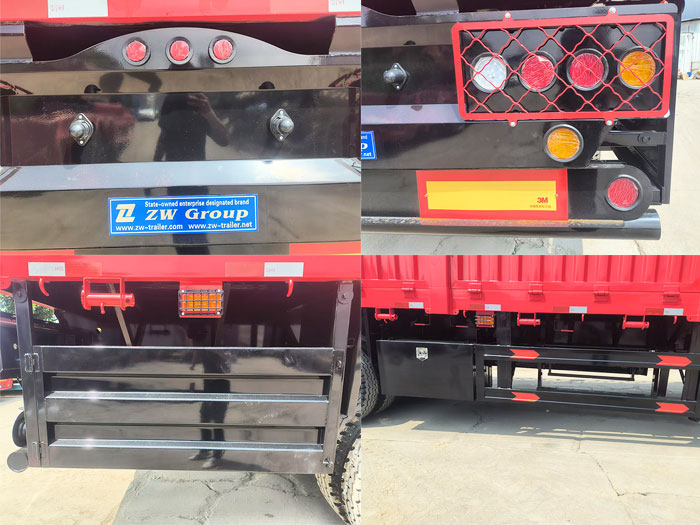 5 axle fence semi trailer