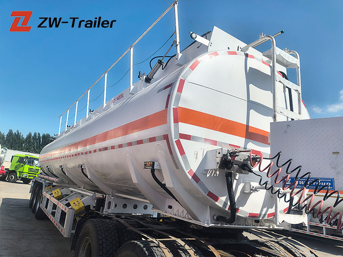 45000L Carbon Steel Fuel Tanker Semi Trailer