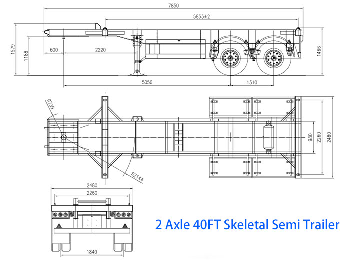 Container Chassis Trailer