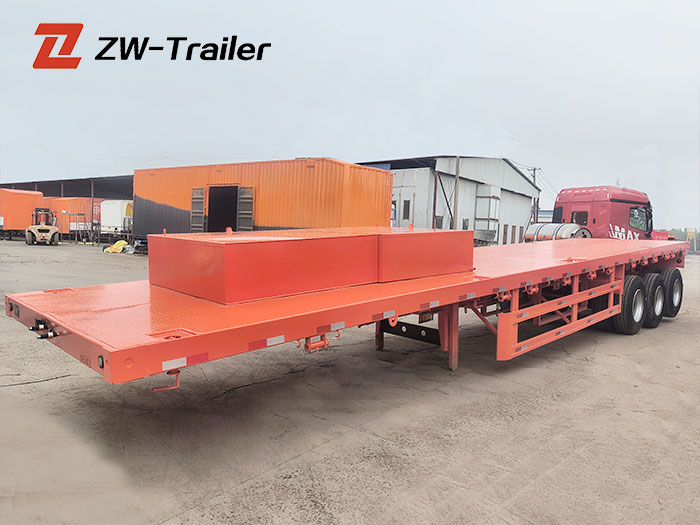 40ft Container Flatbed Semi Trailer