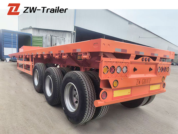 40ft Container Flatbed Semi Trailer